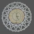 Marble Jali Wall Clocks