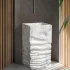 Waves Pattern Pedestal Wash Basen